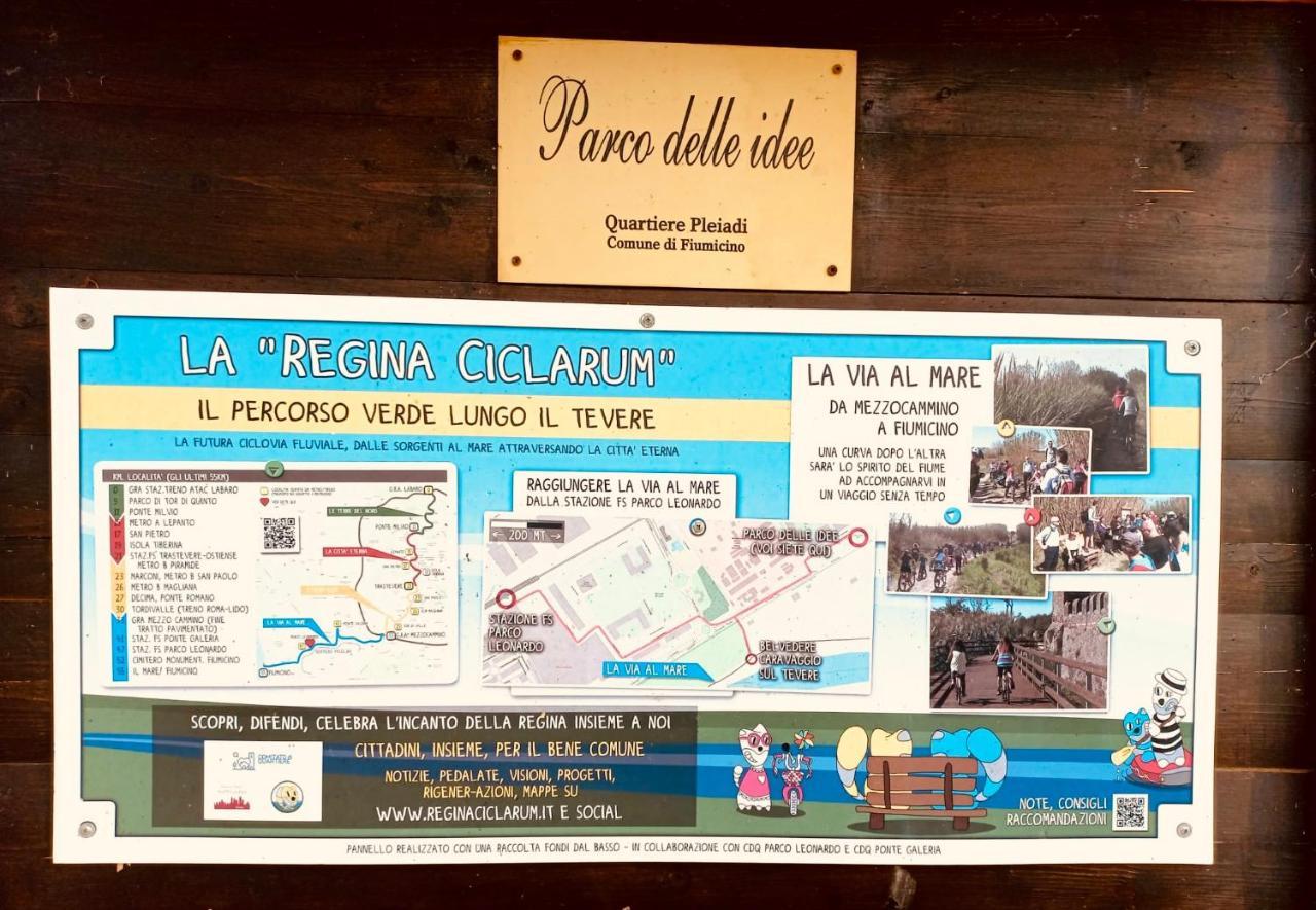Appartamento Tra Aeroporto Davinci E Fiera Di Roma 피우미치노 외부 사진